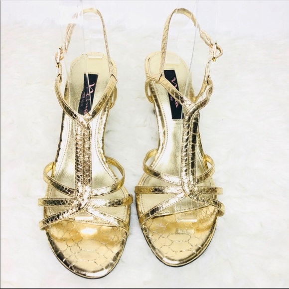 nina gold dress shoes